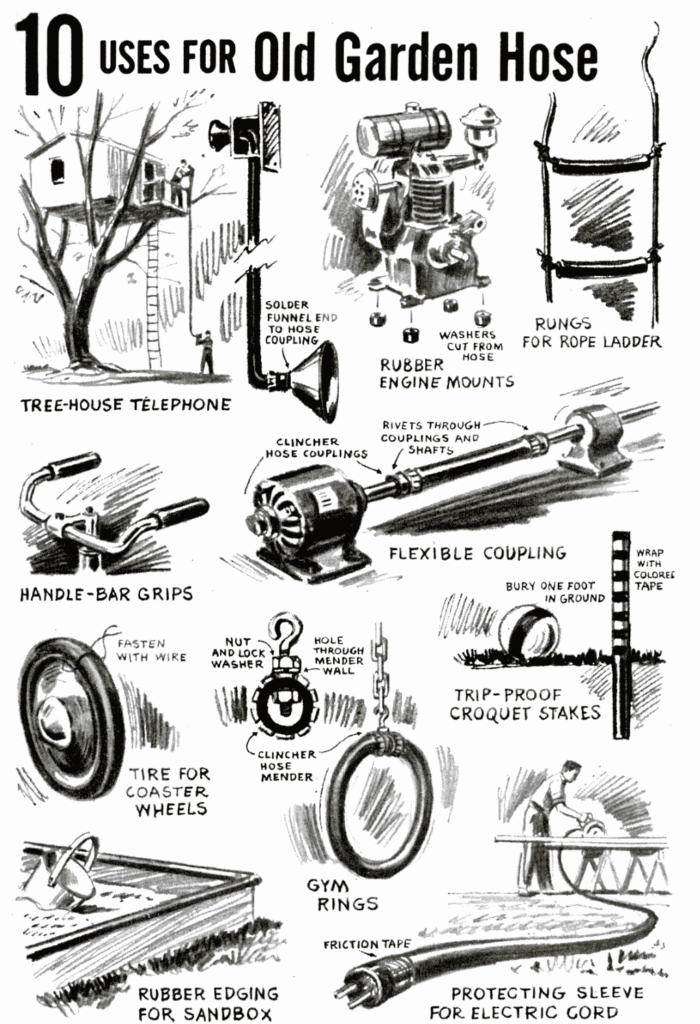 Ten Uses For An Old Garden Hose