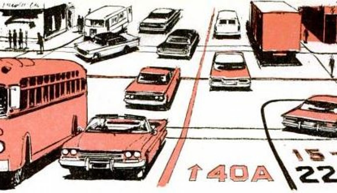 highway divider stripes